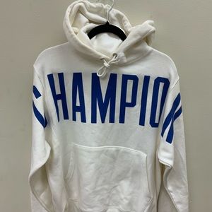 Vintage Champion Reverse Weave 82% Cotton Spellout Hoodie Mens Small